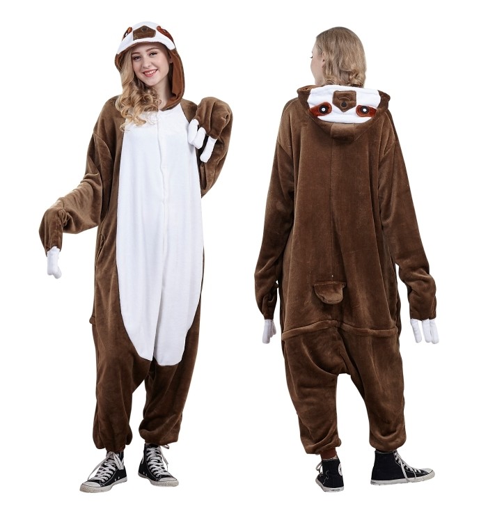 16pcs Animal Onesie Animal Pajamas Halloween Costumes Adult Sloth Wholesale Price