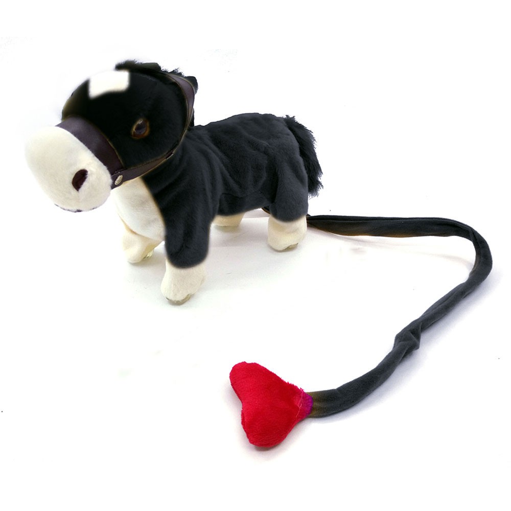 Anton 16TBD0602 Moving Pony Toy with Music Black 30pc/case