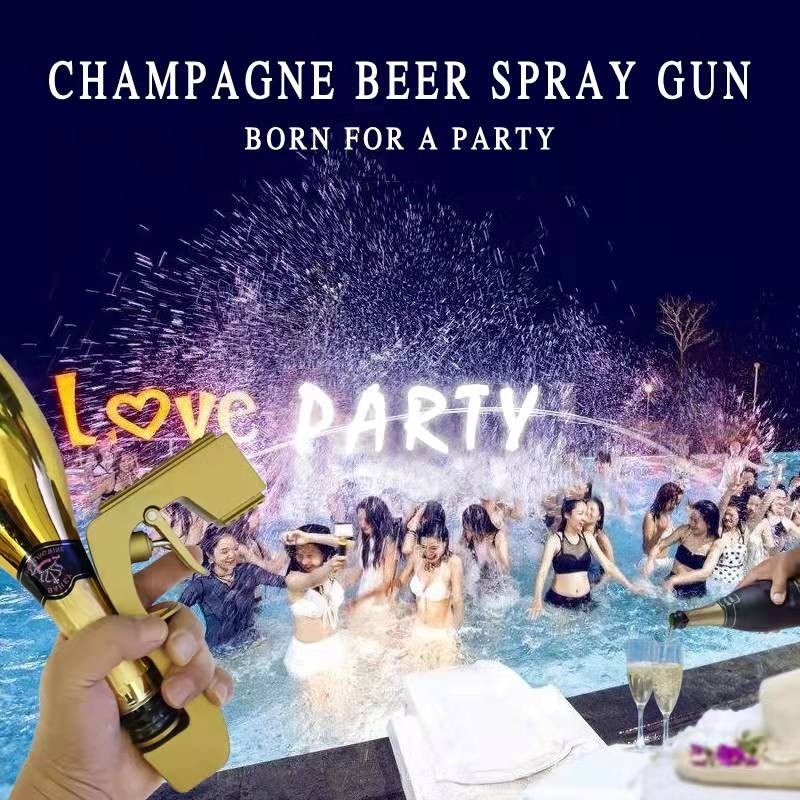 Handheld Party beer bubbly ejector champagne bottle spray gun