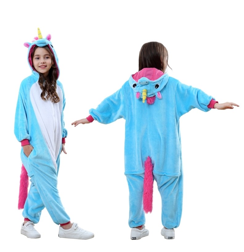 16 pcs  Animal Onesie Kids Party Wear Teal Unicorn for Child Wholesale Price
