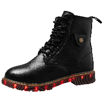 12pairs Wholesale Light Up Boots Genuine Leather Women Boots Christmas Gift Ideas