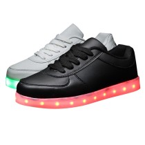 Wholesale TEEMWAY TWLS01 LED Flashing Oxford Unisex 12pairs/carton